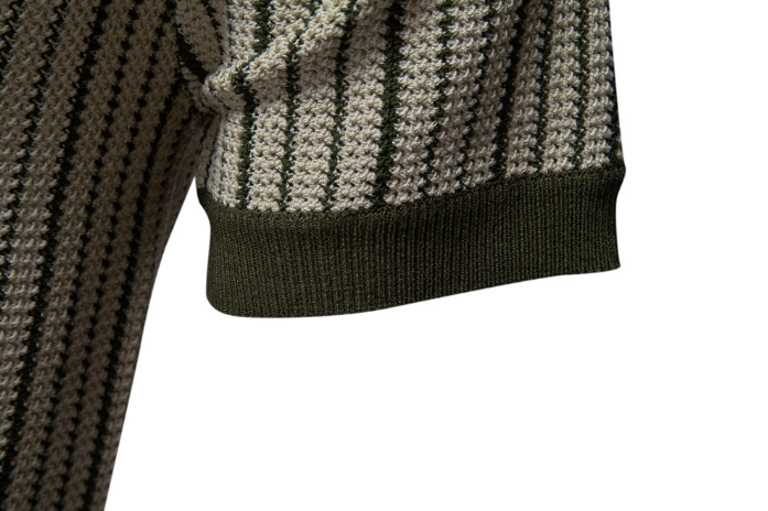 Classic Fashion Polo Shirt Cardigan