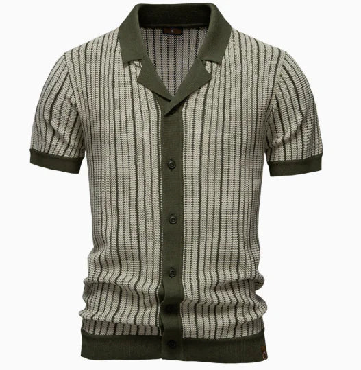 Classic Fashion Polo Shirt Cardigan
